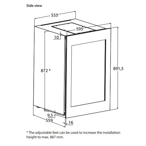 CASO WineDeluxe WD 41 (Vyno šaldytuvas)