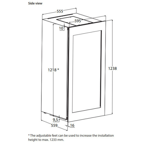 CASO WineDeluxe WD 60 (Vyno šaldytuvas)