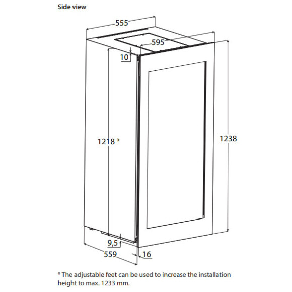CASO WineDeluxe WD 60 (Vyno šaldytuvas)