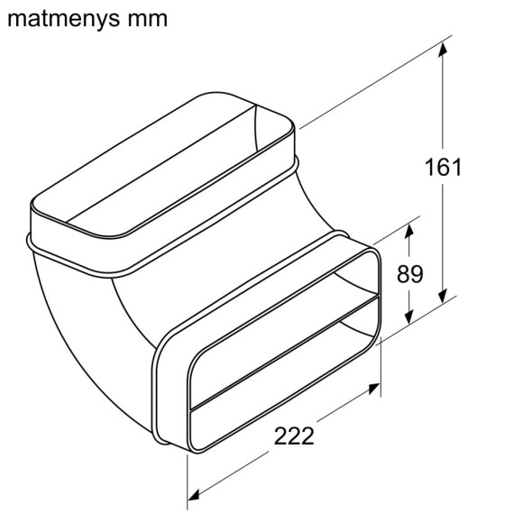 BOSCH HEZ9VDSB2 L, 70 cm (Ortakis)