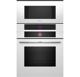 BOSCH HBG7721W1S + BFL7221W1 (Orkaitės ir mikrobangės...