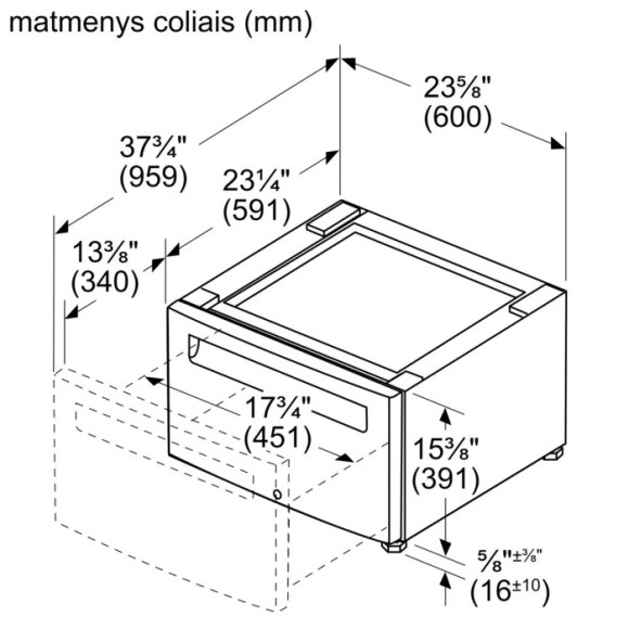 BOSCH WMZPW20W (Skalbyklės platforma)