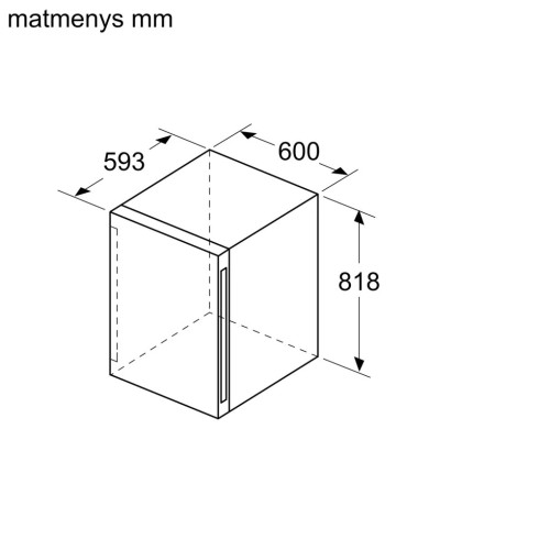 BOSCH KWK16ABGB (Vyno šaldytuvas)