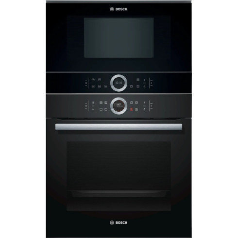 BOSCH HBG634BB1 + BFL634GB1 (Orkaitės ir mikrobangės komplektas)