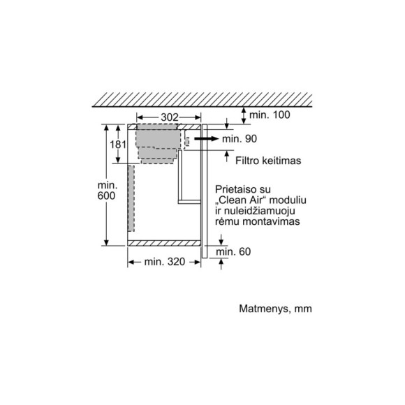 BOSCH DWZ1IX1C6 (CleanAir Plus modulis)