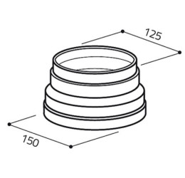 Elica 1052M (Ortakio perėjimas, 150-125 mm) 2