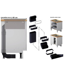 BOSCH HEZ9VDKR1 (Ortakių komplektas, gylis 60 cm) 2