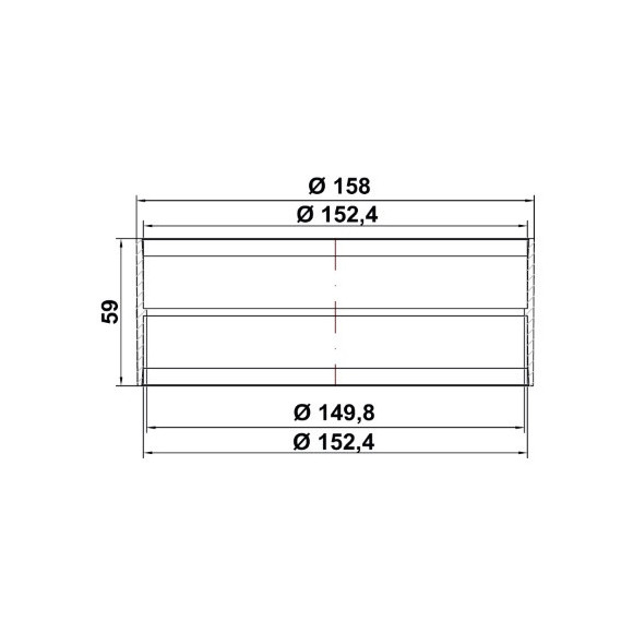 NOVY 906417 (Ortakio tarpmovė, 59MM ø150)
