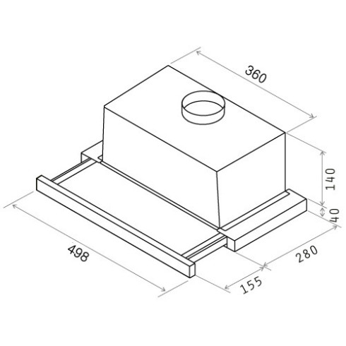 Elica TT14 LUX BL/A/50 (Gartraukis)
