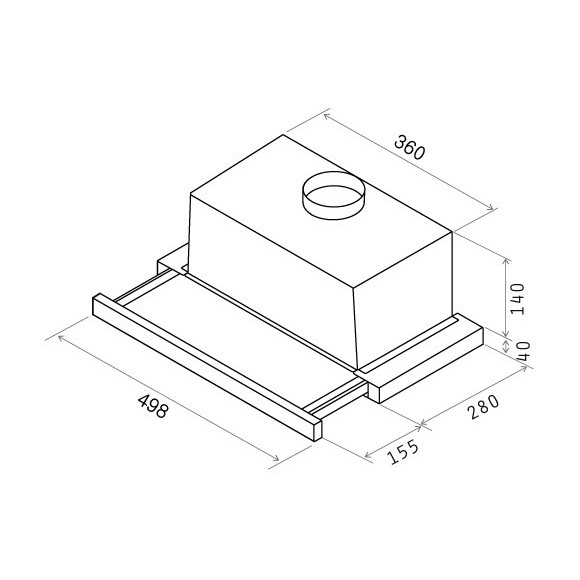 Elica TT14 LUX BL/A/50 (Gartraukis)