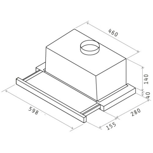 Elica TT14 LUX BL/A/60 (Gartraukis)