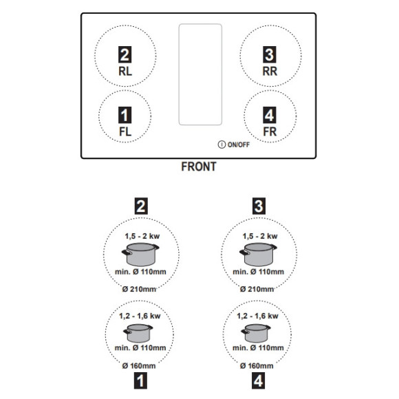 Elica NIKOLATESLA ALPHA B BL/A/78 (Kaitlentė su integruotu gartraukiu)