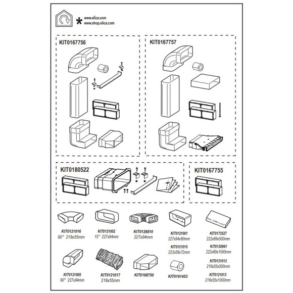 Elica NIKOLATESLA ALPHA B BL/A/60 (Kaitlentė su integruotu gartraukiu)
