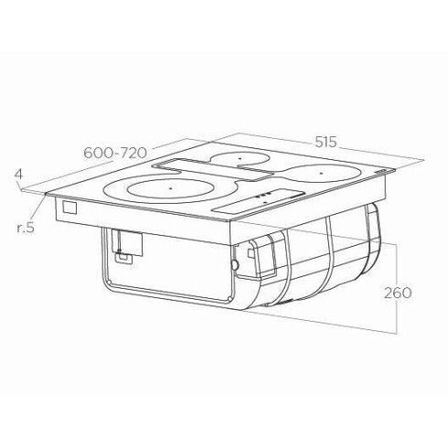Elica NIKOLATESLA FIT 3Z BL/A/72 (Kaitlentė su...