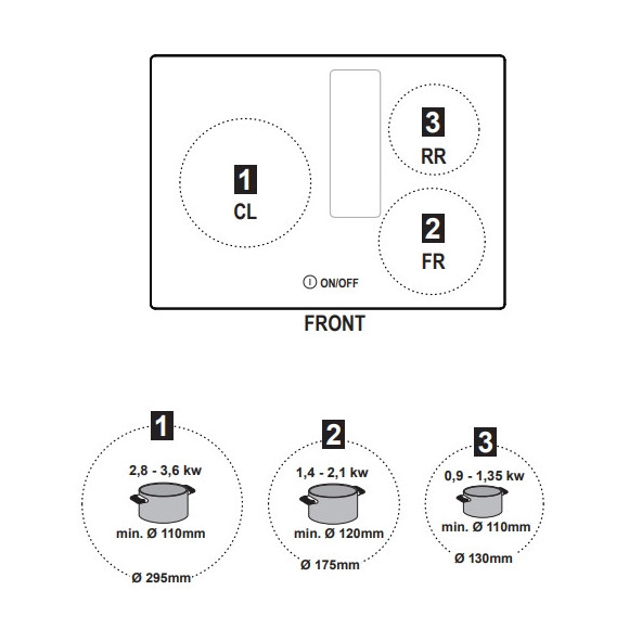 Elica NIKOLATESLA FIT 3Z BL/A/72 (Kaitlentė su integruotu gartraukiu)