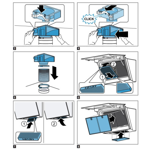BOSCH DWZ1BK1I6 (Recirkuliacijos komplektas)