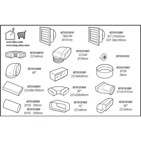Elica NIKOLATESLA FIT BL/A/72 (Kaitlentė su...