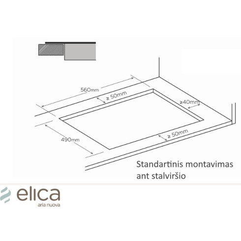 Elica NIKOLATESLA FIT BL/A/60 (Kaitlentė su...