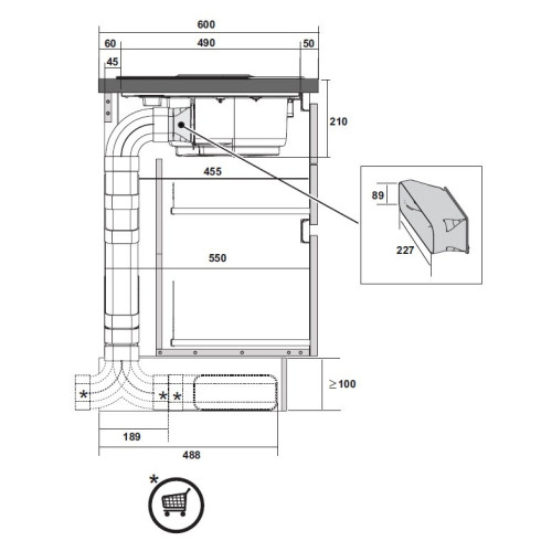 Elica NIKOLATESLA HP ONE BL/A/83 (Kaitlentė su...