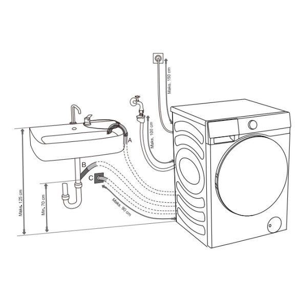 GORENJE WD2PA964ADW (Skalbimo mašina)