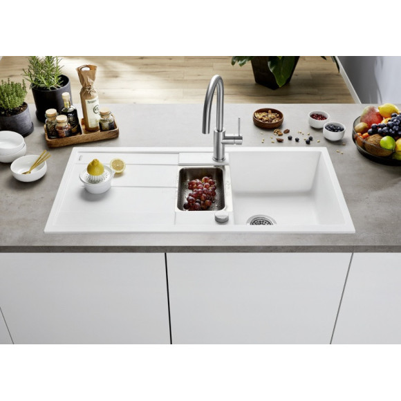 BLANCO METRA 6 S SILG PDUR Balta M.ZUB M.AF, 513046 (Plautuvė)