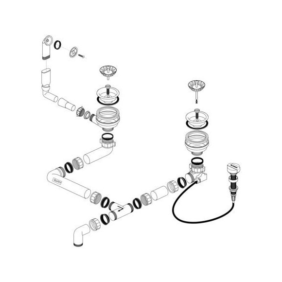 BLANCO METRA 6 S SILG PDUR Balta M.ZUB M.AF, 513046 (Plautuvė)
