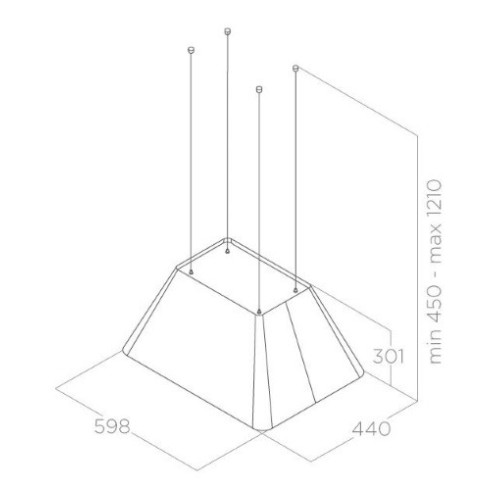 ELICA IKONA LIGHT WH/F/60 (Gartraukis)