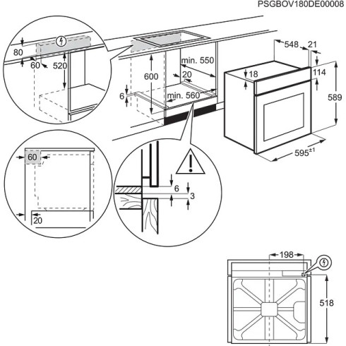 Electrolux EOF4P56X (Orkaitė)