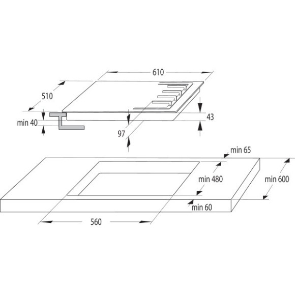 Gorenje GT641KB (Dujinė kaitlentė)