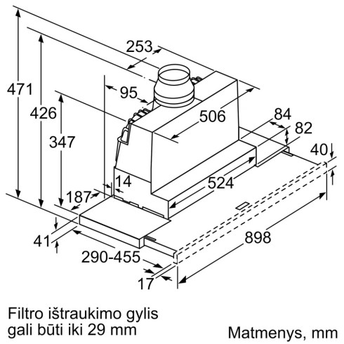 BOSCH DFS097A51 (Gartraukis)