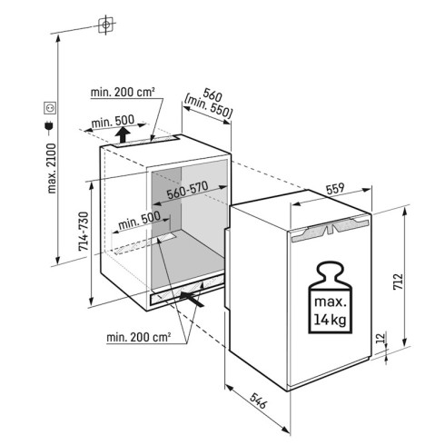 LIEBHERR IFNd 3503 (Šaldiklis)