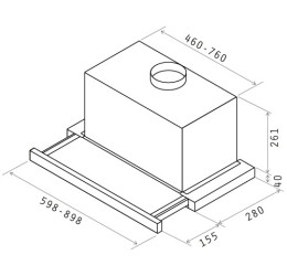 Elica ELITE 26 IX/A/60/VT (Gartraukis) 2