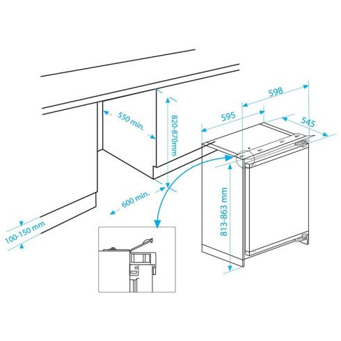 BEKO BU1154HCN (Šaldytuvas)