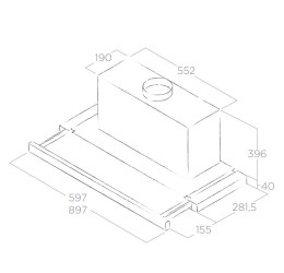 Elica ELITE35 GRIX/A/90 (Gartraukis) 2