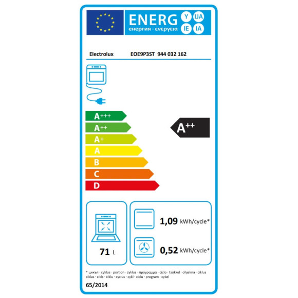 Electrolux EOE9P3ST (Orkaitė)
