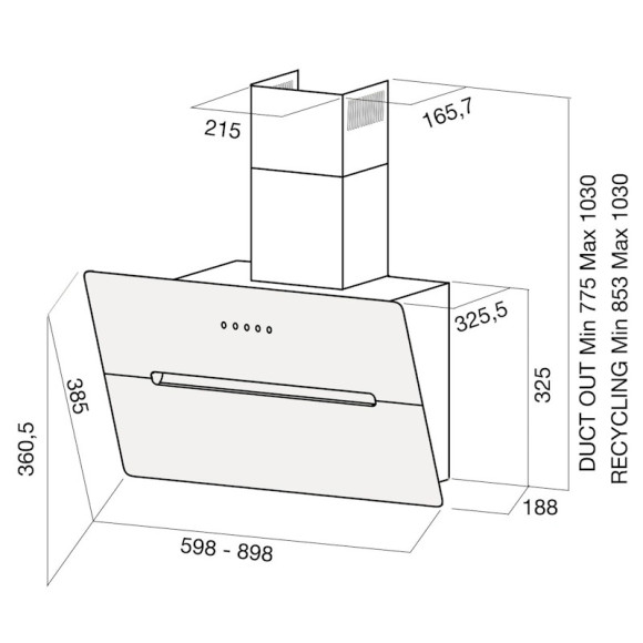 Elica WISE WH/A/60 (Gartraukis)