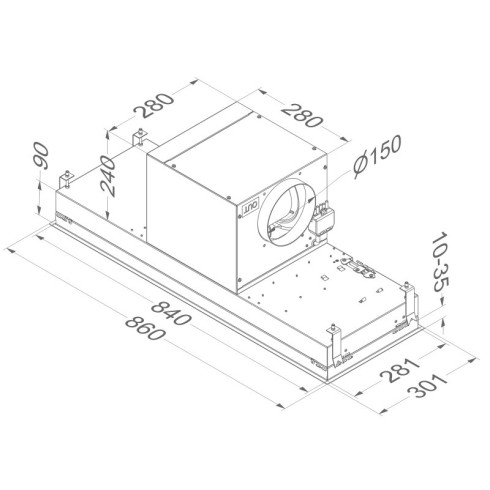 NOVY 821 Mini Pure'line (Gartraukis)