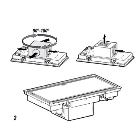 Elica HILIGHT GLASS H30 WH/A/100 (Gartraukis)