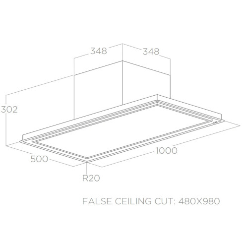 Elica SKYDOME H30 A/100 (Gartraukis)
