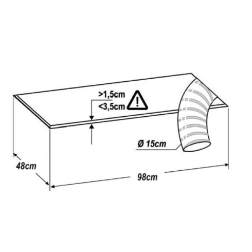 Elica ILLUSION H30 WH/A/100 (Gartraukis)