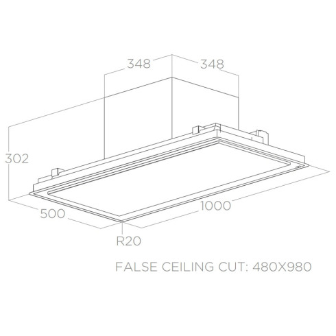 Elica ILLUSION H30 WH/A/100 (Gartraukis)