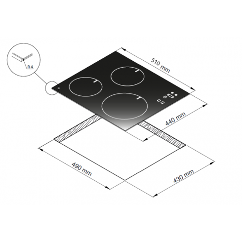 Allenzi PI45 (Indukcinė kaitlentė)