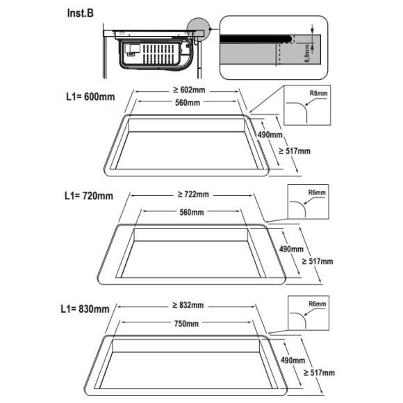 Elica NIKOLATESLA FIT RAW BR/A/72 (Kaitlentė su integruotu gartraukiu)