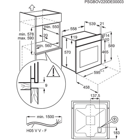 Electrolux EOH3H40BX (Orkaitė)
