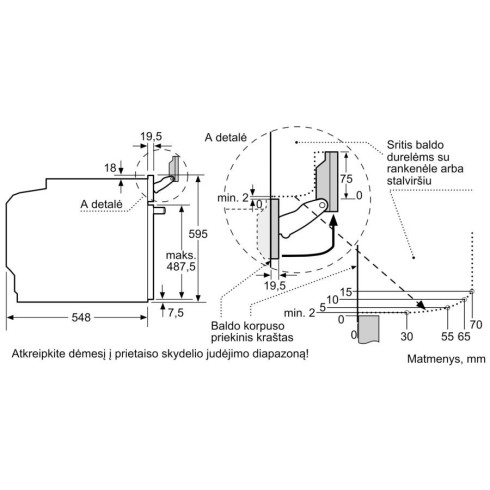 BOSCH HSG7364B1 (Orkaitė)
