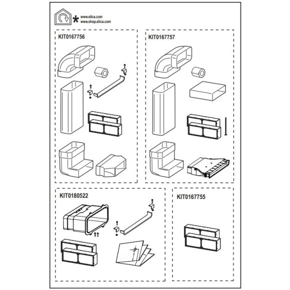 Elica NIKOLATESLA FIT XL RAW BR/A/83 (Kaitlentė su integruotu gartraukiu)