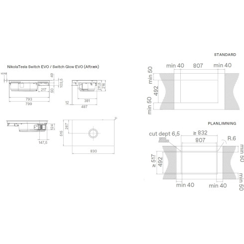 Elica NIKOLATESLA SWITCH EVO BL/A/83 (Kaitlentė...
