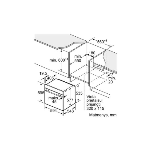 BOSCH HRG7361B1 (Orkaitė)