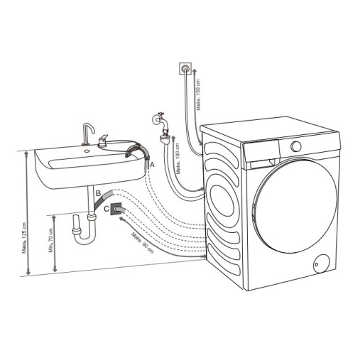 GORENJE WD2PA1X64ADAAW (Skalbimo mašina)