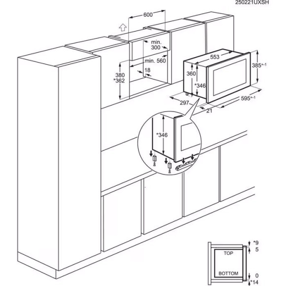 AEG OS5MG20EB (Mikrobangų krosnelė)